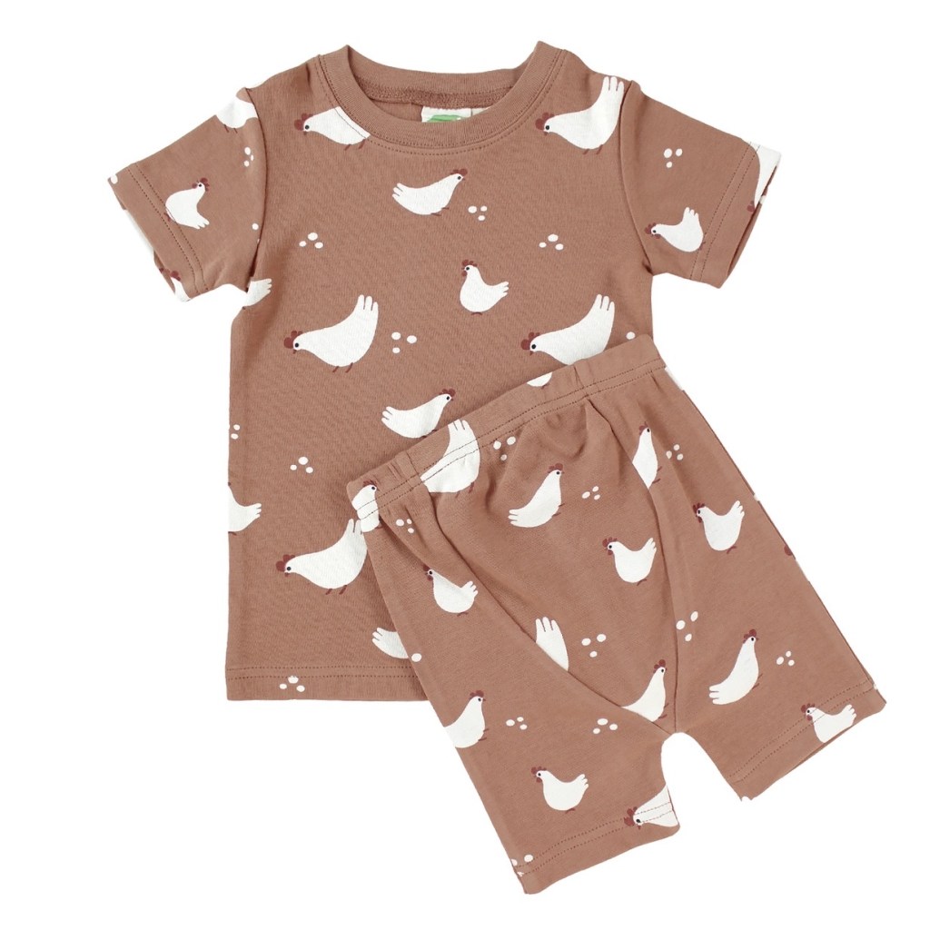 Parade Organics Toddler PJs Chickens