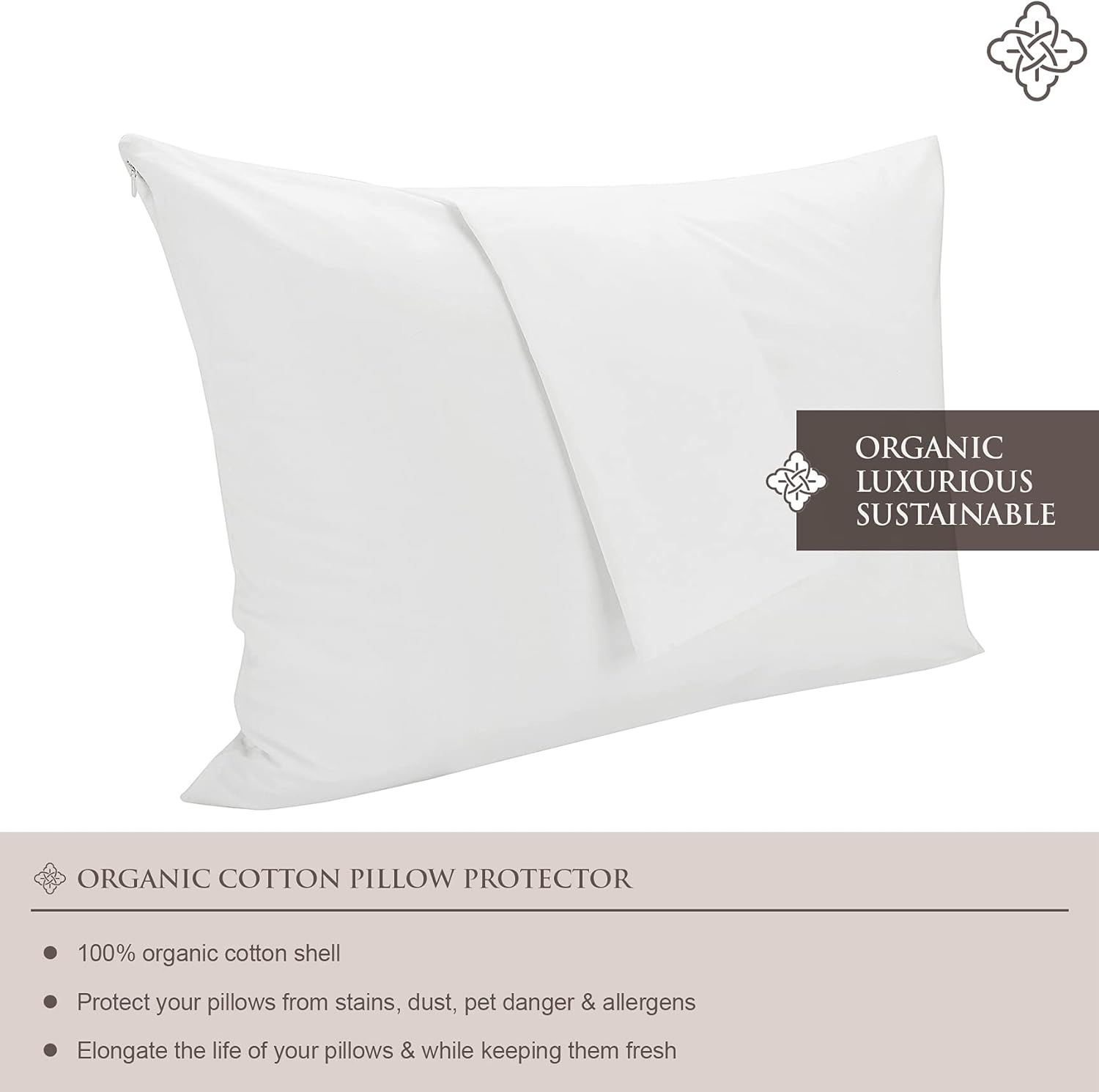 Bioweaves Organic Pillowcase Protectors