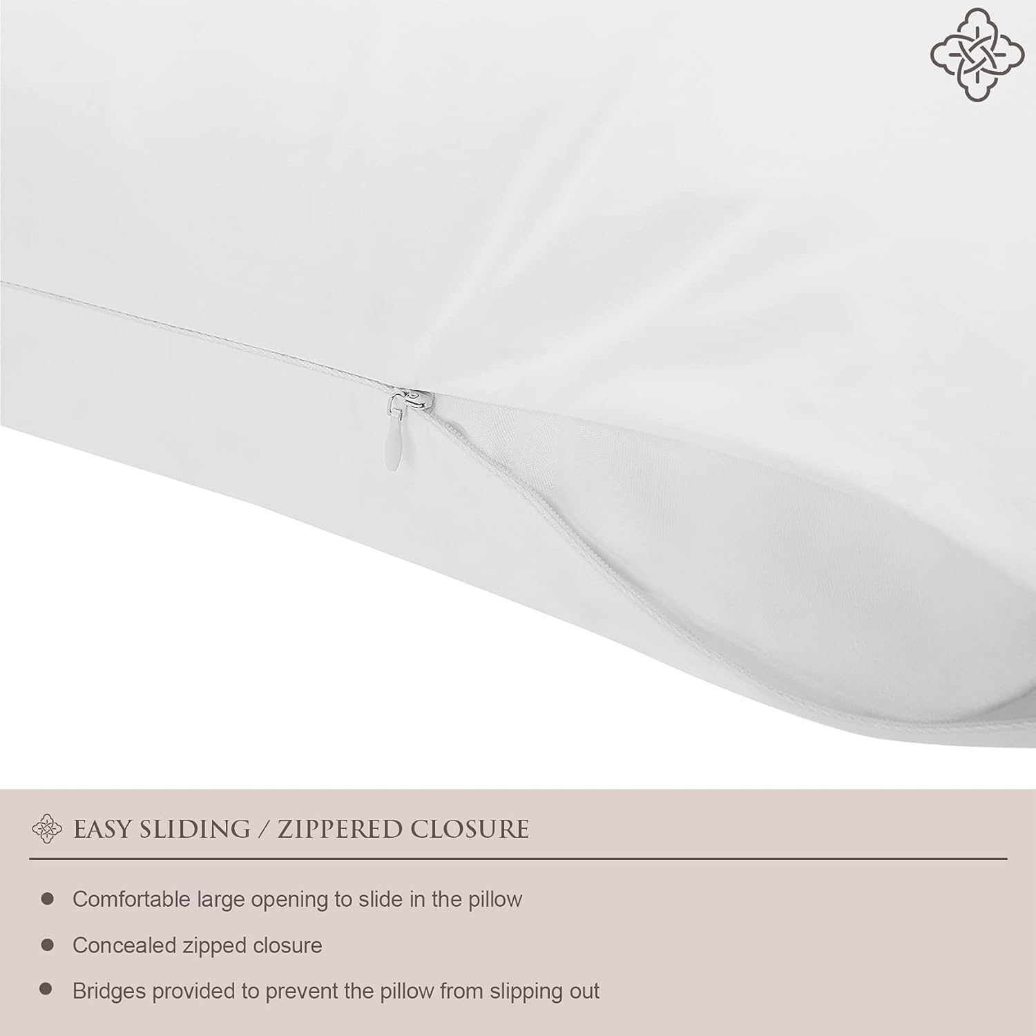 Bioweaves 100% Organic Cotton Breathable Pillow Protectors - Standard