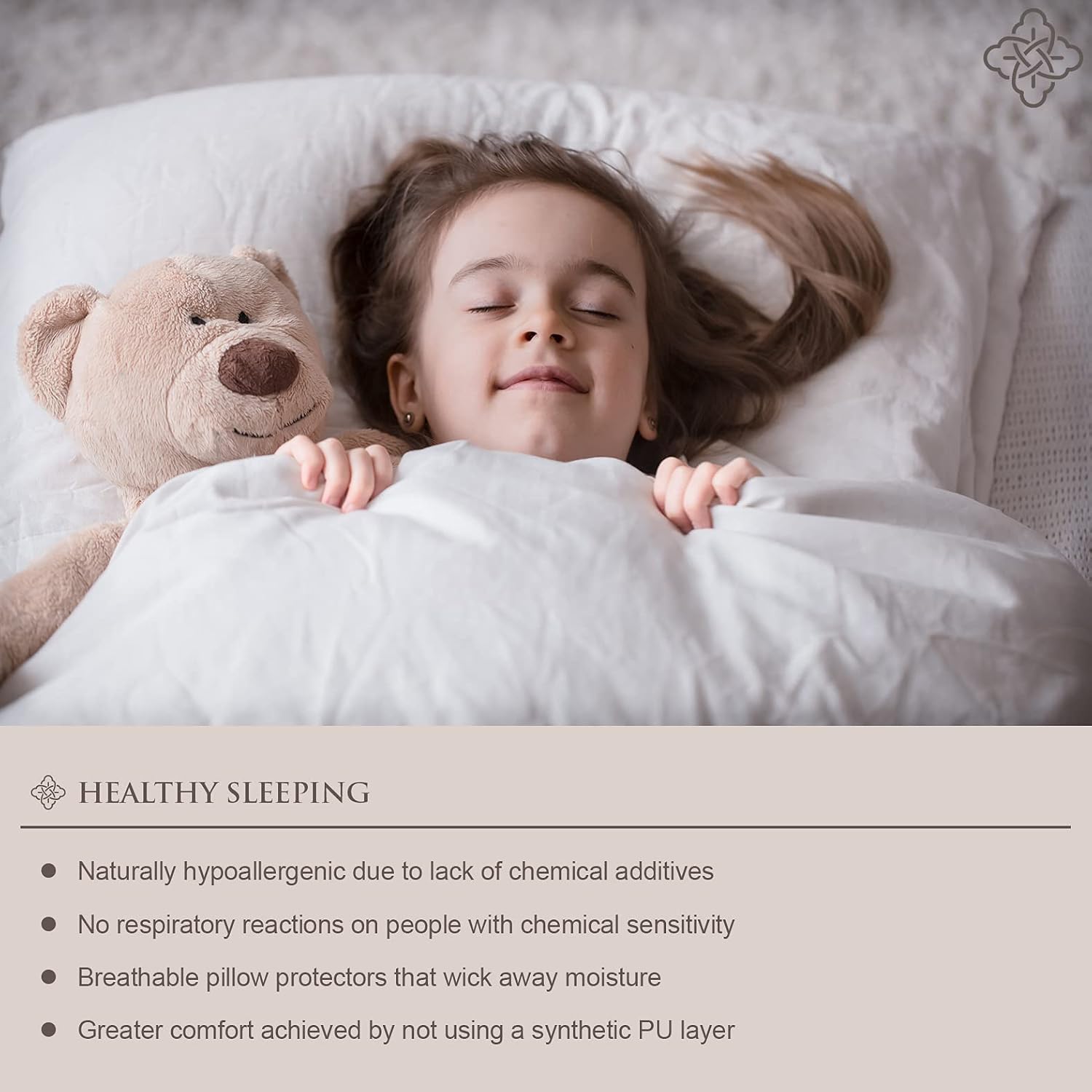 Bioweaves 100% Organic Cotton Breathable Pillow Protectors - Standard
