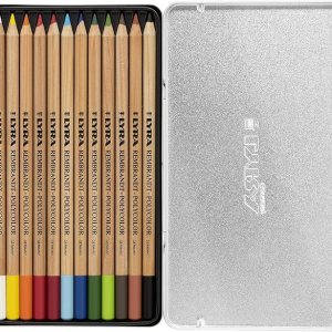 LYRA Rembrandt Polycolor Art Pencils, Set of 12 Pencils, Assorted Colors
