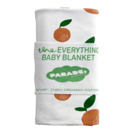 Parade Everything Organic Baby Blanket Oranges