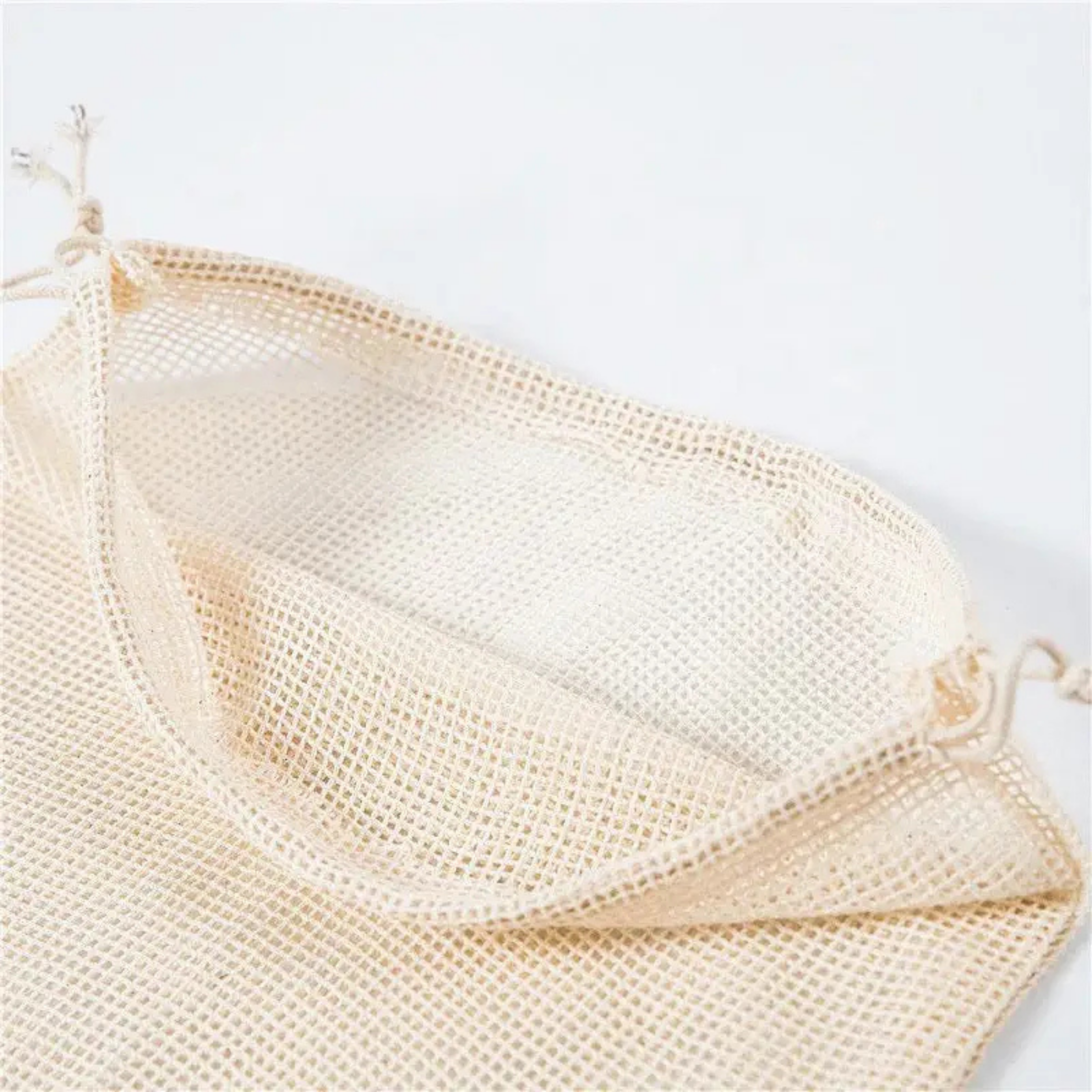Reusable Organic Cotton Mesh Produce Bag