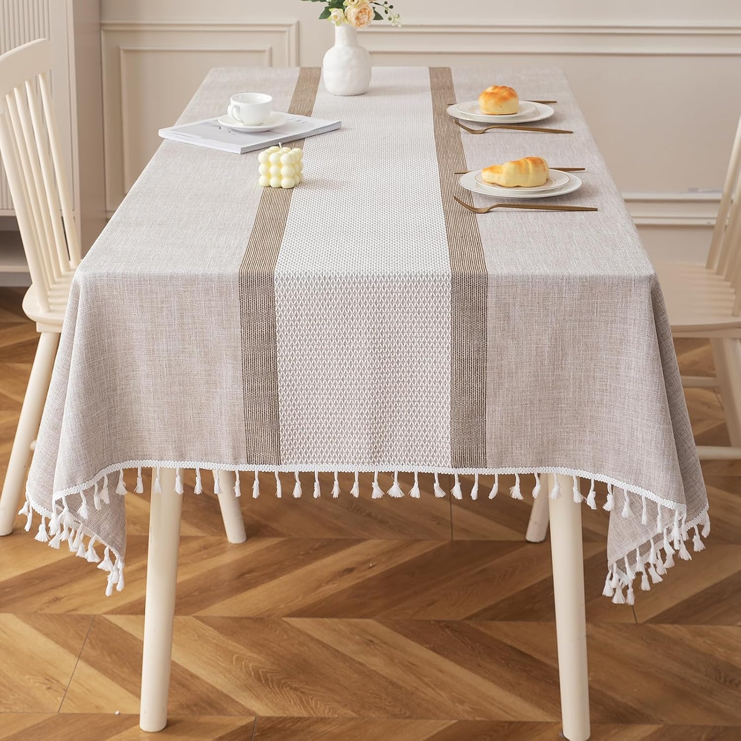 Deep Dream Rectangle Cotton Linen Table Cloth 55 x 70 inch