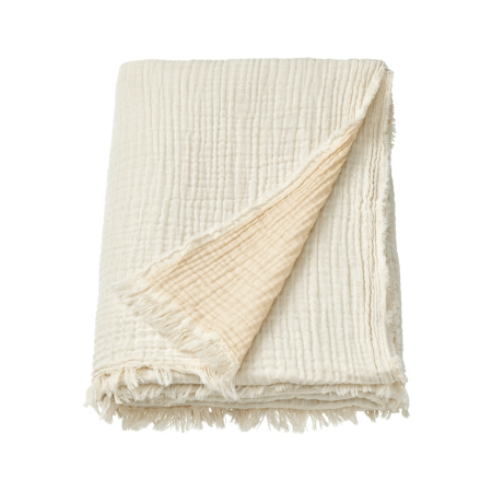 VALLKRASSING Throw, light cream