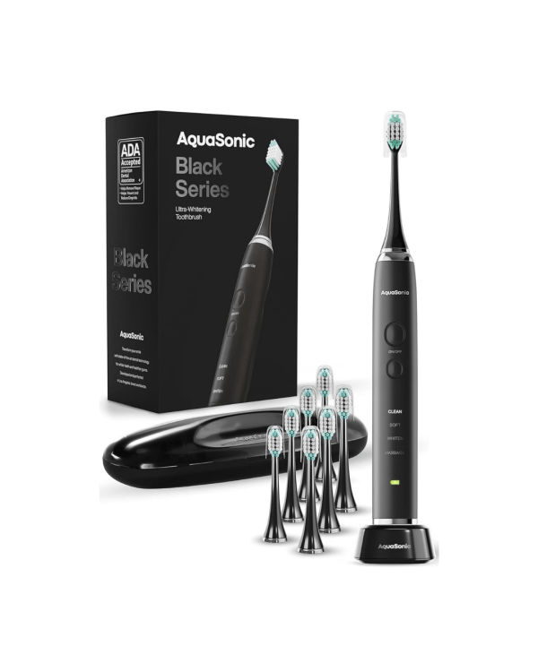 Aquasonic Black Series Ultra Whitening Toothbrush