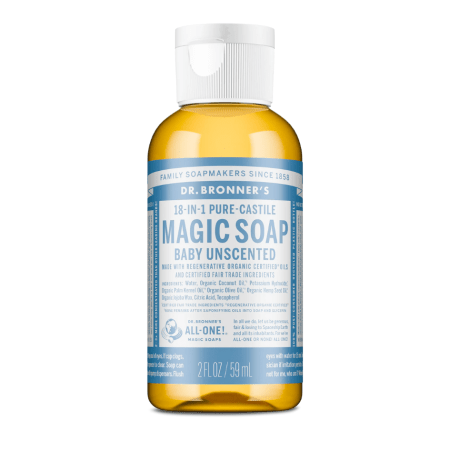 Dr. Bronners- Baby Unscented Pure Castile Soap
