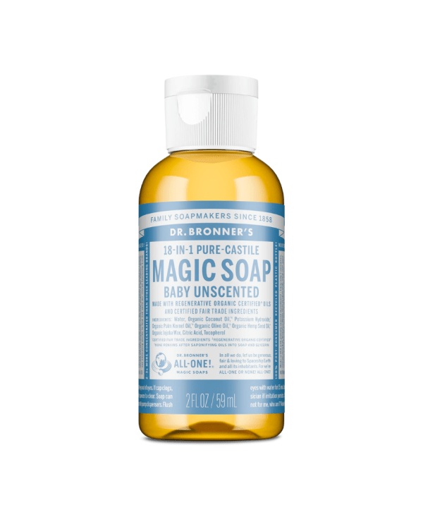 Dr. Bronners- Baby Unscented Pure Castile Soap