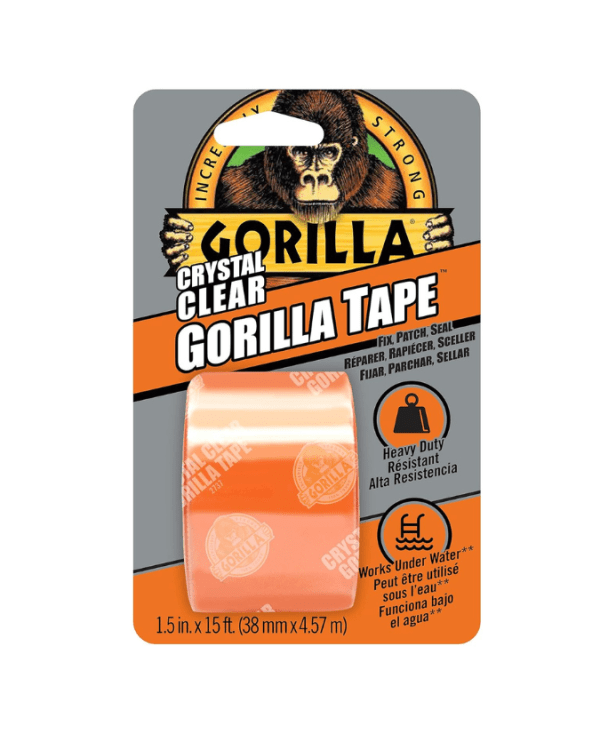Gorilla Crystal Clear Utility Tape