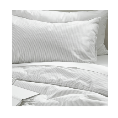 IKEA BERGPALM Comforter set, gray_stripe