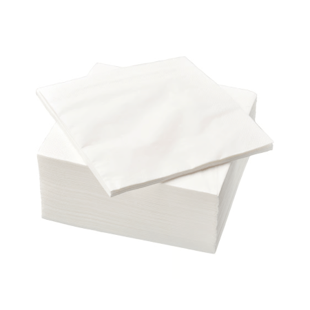 IKEA FANTASTISK Paper napkin, white
