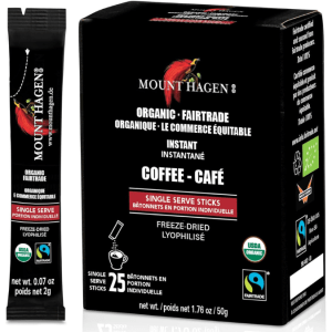 Mount Hagen Single Serve Instant Coffee Packets