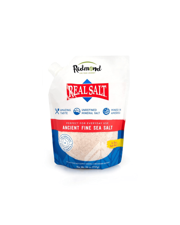 Redmond Real Salt - Ancient Fine Sea Salt, Unrefined Mineral Salt