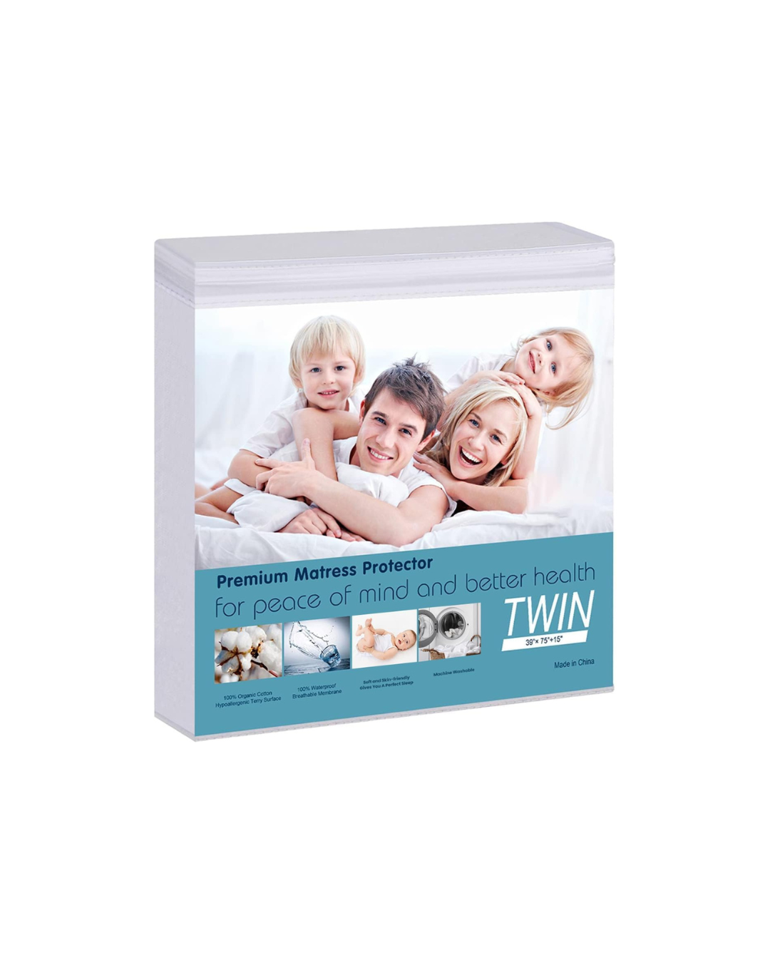 Waterproof Mattress Pad Protector Cotton_ Twin